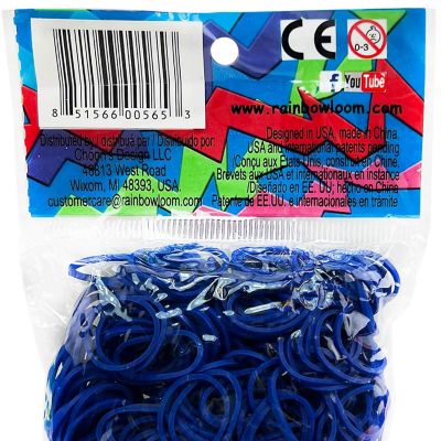 Rainbow Loom: Navy Blue Authentic Rubber Bands, Ages 7+ Image 2