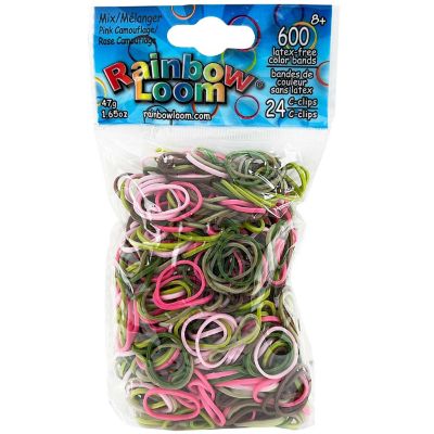 Rainbow Loom: Pink Camo Rubber Bands, Ages 7+ Image 1