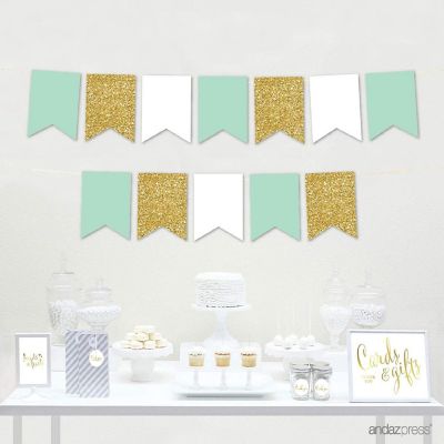 Rainbow Pennant Banner - 4 x 5.5 Inch Image 1