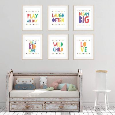Rainbow Play All Day 6Pk 8.5x11in Image 2