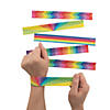 Rainbow Slap Bracelets - 12 Pc. Image 1