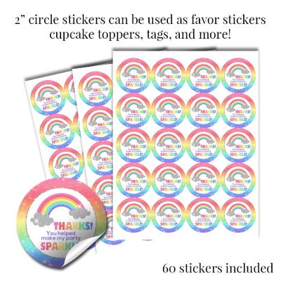 Rainbow Sparkle Sticker Bundle 429pc. by AmandaCreation Image 2