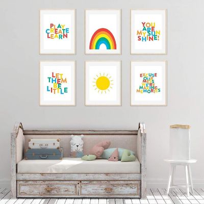 Rainbow Sunshine Quote 6Pk 8.5x11in Image 2