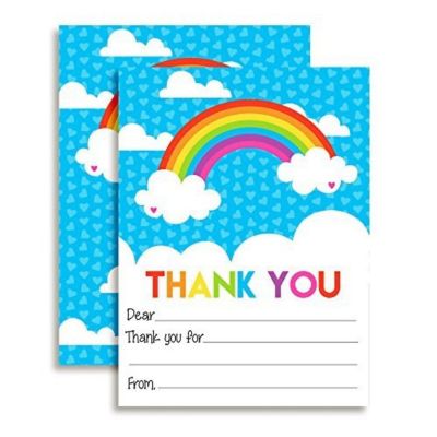 Rainbow Thank You 20pc. by AmandaCreation Image 1