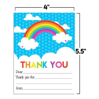 Rainbow Thank You 20pc. by AmandaCreation Image 3