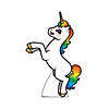 Rainbow Unicorn Cardboard Stand-Up Image 1