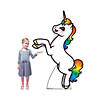 Rainbow Unicorn Cardboard Stand-Up Image 2