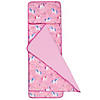 Rainbow Unicorns Plush Nap Mat Image 1