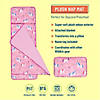 Rainbow Unicorns Plush Nap Mat Image 1