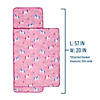 Rainbow Unicorns Plush Nap Mat Image 3