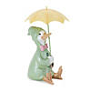 Raincoat Duck Figurine With Umbrella (Set Of 2) 9.5"H, 10.75"H Resin Image 1