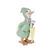 Raincoat Duck Figurine With Umbrella (Set Of 2) 9.5"H, 10.75"H Resin Image 2