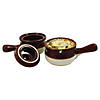 R&M International Ceramic Onion Soup Crock Pots, Set of 2 Image 2