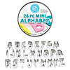 R&amp;M International Mini Alphabet Cookie Cutter Set Image 1