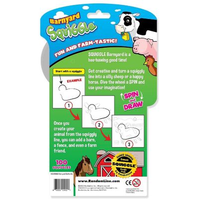 Randomline Of Creative Things: Squiggle Barnyard On-The-Go Doodle Pad- 4+ Image 1
