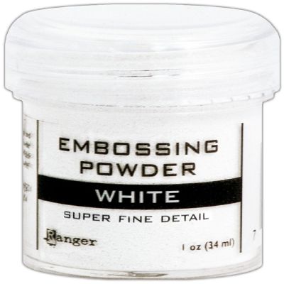 Ranger Embossing Powder-Super Fine White Image 1