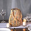 Rattan Natural Lantern with Handle Image 1