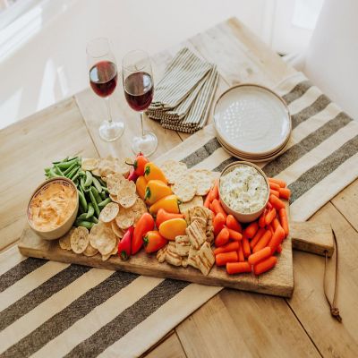 Ravi Rectangular Long Charcuterie Board - Mango Wood Image 3