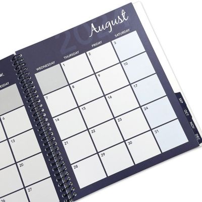 RE-FOCUS THE CREATIVE OFFICE, 2024 Calendar, Monthly and Weekly Views with To-Do List / Black Image 1