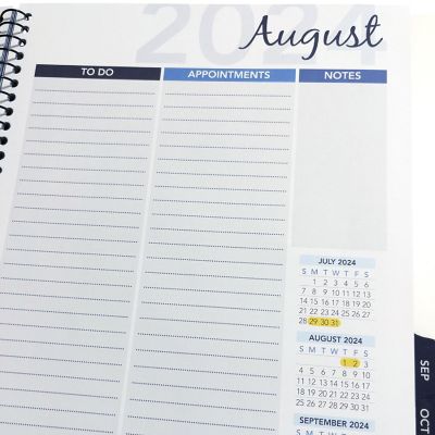 RE-FOCUS THE CREATIVE OFFICE, 2024 Calendar, Monthly and Weekly Views with To-Do List / Black Image 2