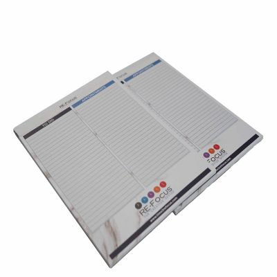 RE-FOCUS THE CREATIVE OFFICE, Professional To do and Appointment list pad, Legal size, 2 pack, 30 sheets each / Blue Image 2