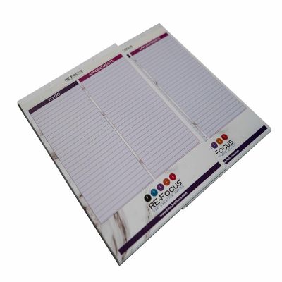 RE-FOCUS THE CREATIVE OFFICE, Professional To do and Appointment list pad, Legal size, 2 pack, 30 sheets each / Purple Image 1