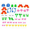 READY 2 LEARN Dough Character Accessories, 52 Per Set, 3 Sets Image 1