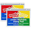 READY 2 LEARN Jumbo Washable Stamp Pad - 4-in-1 Primary Colors - Pack of 2 Image 1