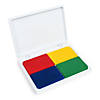 READY 2 LEARN Jumbo Washable Stamp Pad - 4-in-1 Primary Colors - Pack of 2 Image 2