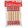 READY 2 LEARN Mini TePropertured Wooden Rolling Pins - Set of 6 Image 1