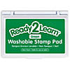 Ready 2 Learn Washable Stamp Pad - Green - Pack of 6 Image 1