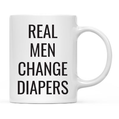 Real Men Change Diapers Ceramic Mug Image 2