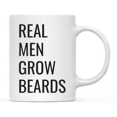 Real Men Grow Beards Ceramic Mug Image 2