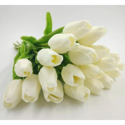 Real Touch Artificial Tulip Flower Image 1