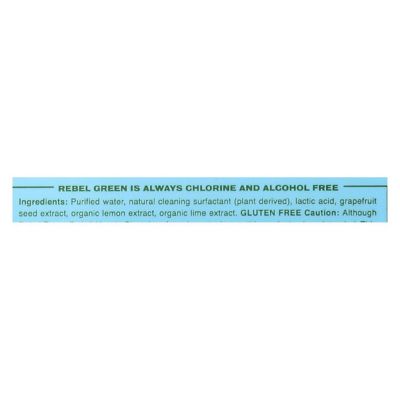 Rebel Green Cleaning Wipes - Fruit and Veggie - Case of 12 - 17 fl oz Image 1
