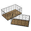 Rectangle Wire Baskets - 2 Pc. Image 1