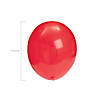 Red 9" Latex Balloons - 24 Pc. Image 1