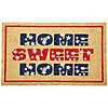 Red and Blue Americana Home Sweet Home Coir Outdoor Doormat 18" x 30" Image 1