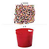Red & Blue Buckets with Candy Parade Kit - 1004 Pc. Image 1