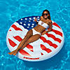 Red and Blue Stars  Stripes  Peace Sign Swimming Pool Float  60-Inch Image 3