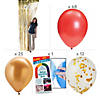 Red & Gold Balloon Backdrop Decorating Kit - 88 Pc. Image 1