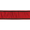 Red And Green 4" X 5 Yds. Ribbon Wired Polyester Image 1