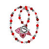 Red & Pink Enamel Heart Charms - 24 Pc. Image 1