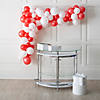 Red & White 25 Ft. Balloon Garland Kit with Air Pump - 291 Pc. Image 1