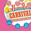 Red and White Striped Carnival Event Decorating Kit - 14 Pc. Image 2