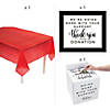Red Awareness Table Decorating & Donation Collection Kit - 3 Pc. Image 1