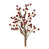 Red Berry Branch Spray (Set of 24) Image 1