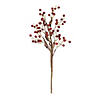 Red Berry Branch Spray (Set of 24) Image 1