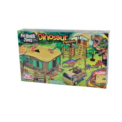 Red Box Dinosaur Figure Playset Image 1