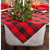 Red Buffalo Check Tablecloth 70 Round Image 2